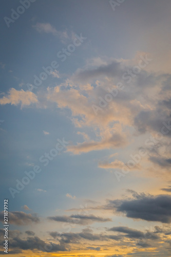 clouds and sky before sunset background © pandaclub23