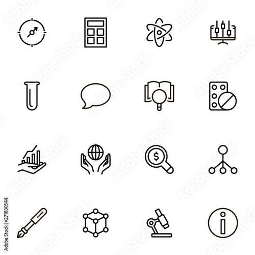 Line icon set