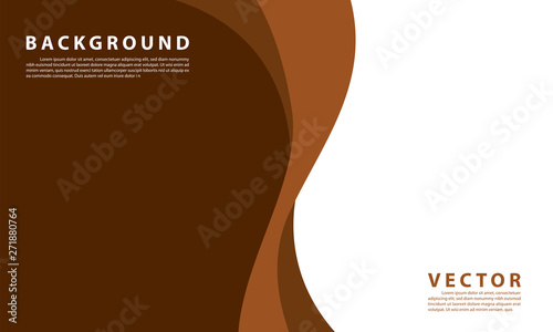 Brown abstract background. - Vector