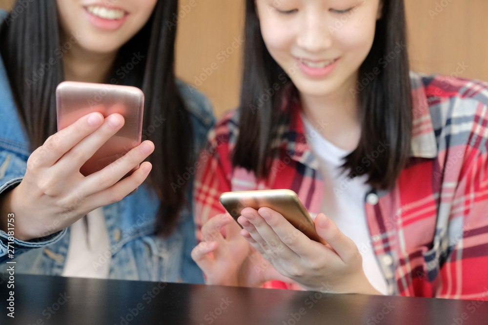 woman girl teenager using smartphone woman girl teenager using smartphone