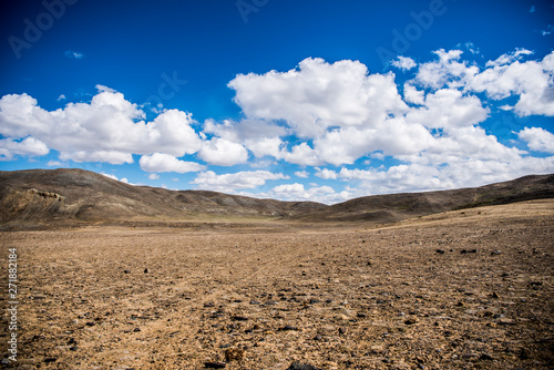Beautiful spring landscape in Altai