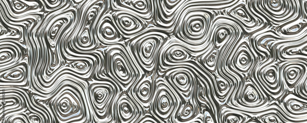 Abstract silver liquid texture background