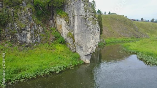 river forest landscape nature