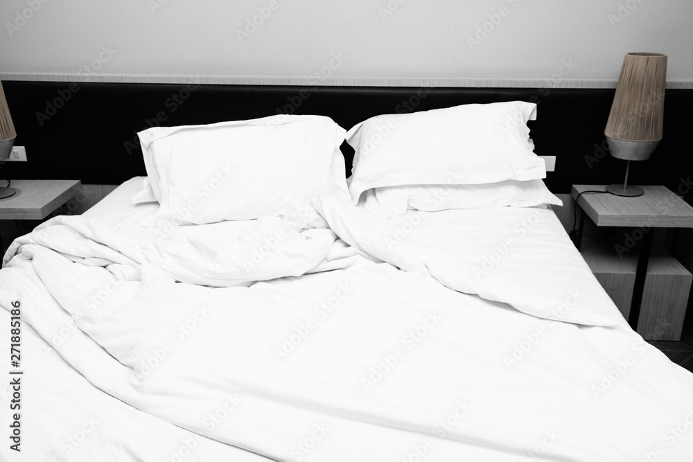 White delicate soft background of fabric or bedding sheet White delicate soft background of fabric or bedding sheet