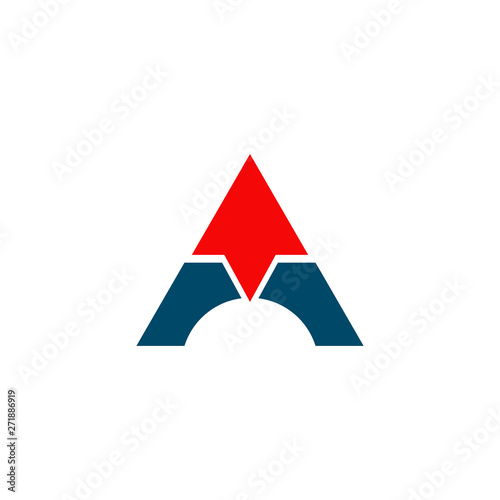 Free Download A initial letter logo design vector template - GFXLoad
