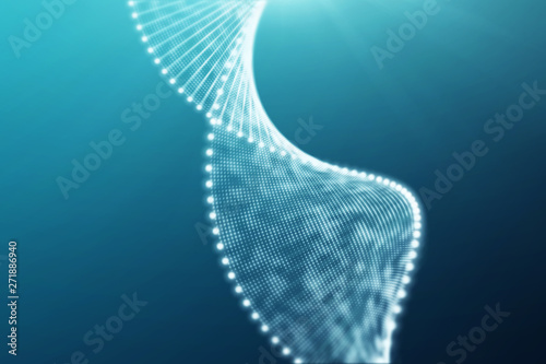 Particulate 3D rendered DNA