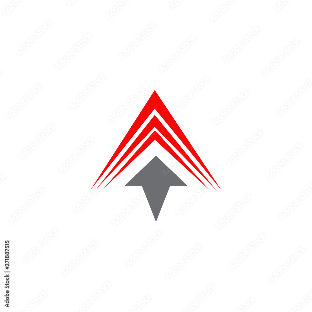 A initial letter logo design vector template