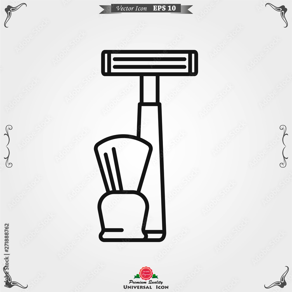 Barber icon vector, for web and mobile, salon hair dryer, hair curler. Barber icon vector, for web and mobile, salon hair dryer, hair curler.