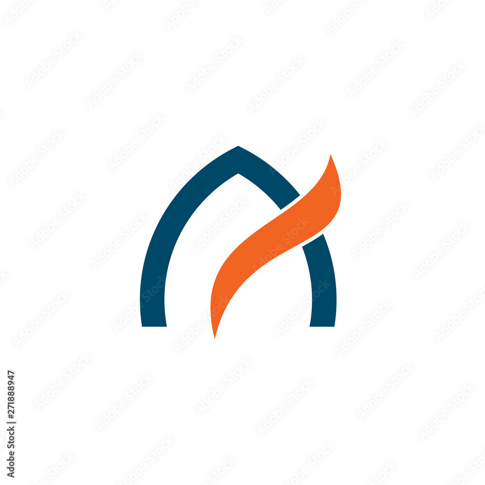 A initial letter logo design vector template A initial letter logo design vector template