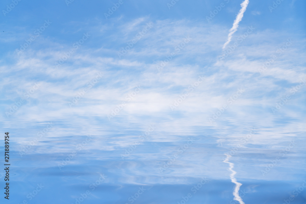 wonderful sky clouds and lake reflection. wonderful sky clouds and lake reflection.