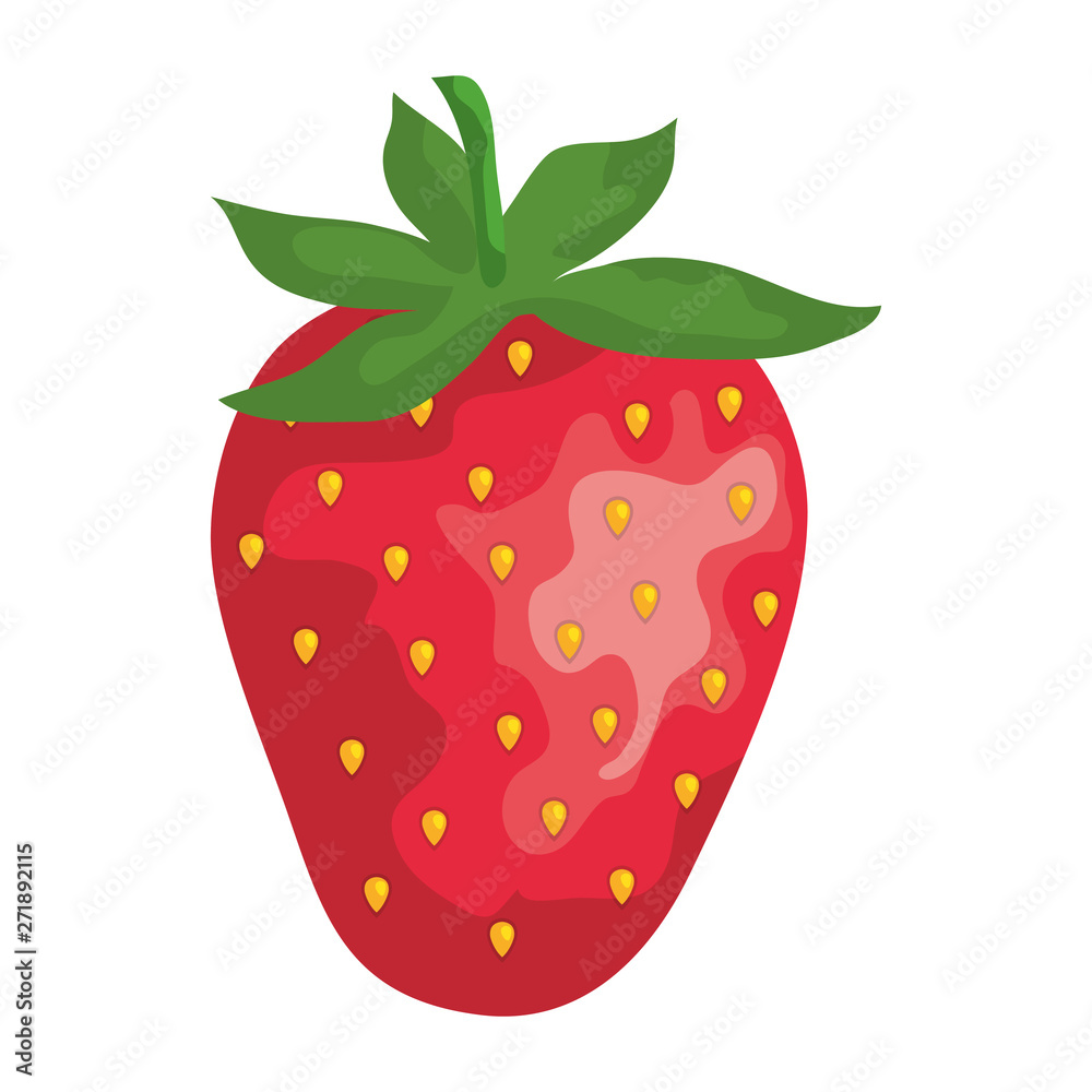 Obraz premium sweet and fresh strawberry fruit