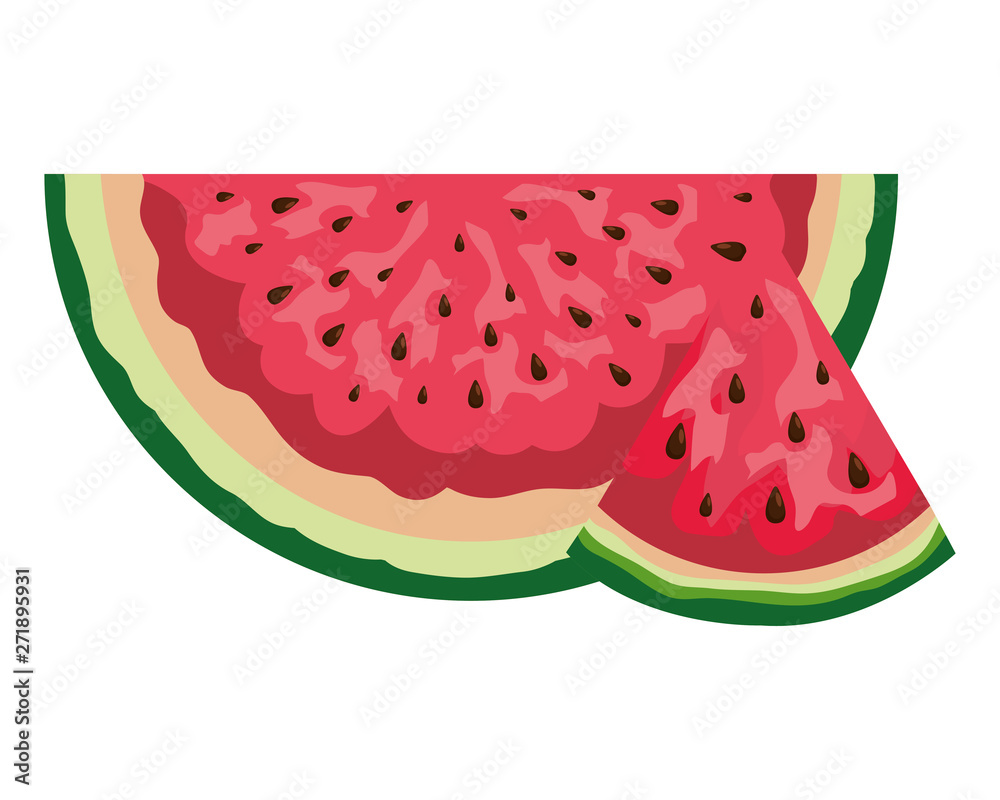 fresh watermelon tropical fruit portion fresh watermelon tropical fruit portion