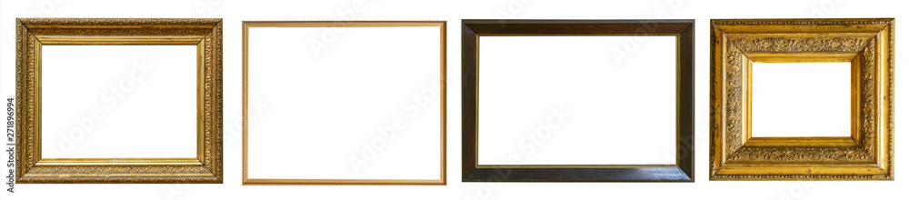 Picture frames collection set isolated on white Picture frames collection set isolated on white