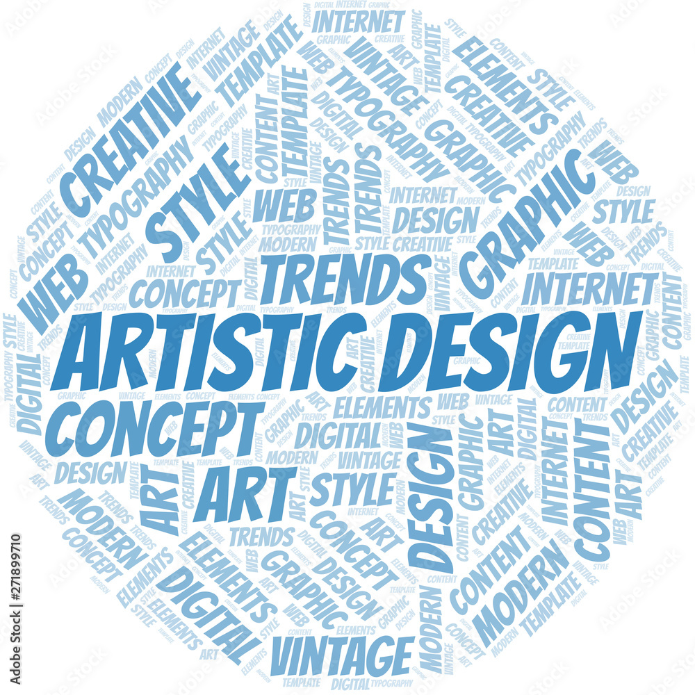 Artistic Design word cloud. Wordcloud made with text only. Artistic Design word cloud. Wordcloud made with text only.