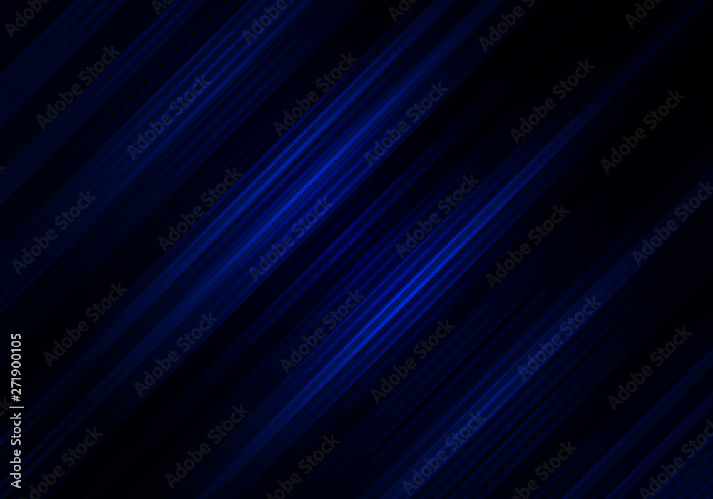 Abstract black and blue color background with diagonal stripes. Geometric minimal pattern. You can use for cover design, brochure, poster, advertising, print, leaflet, etc. Abstract black and blue color background with diagonal stripes. Geometric minimal pattern. You can use for cover design, brochure, poster, advertising, print, leaflet, etc.