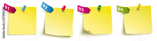 Yellow Stickers Colored Marker Header