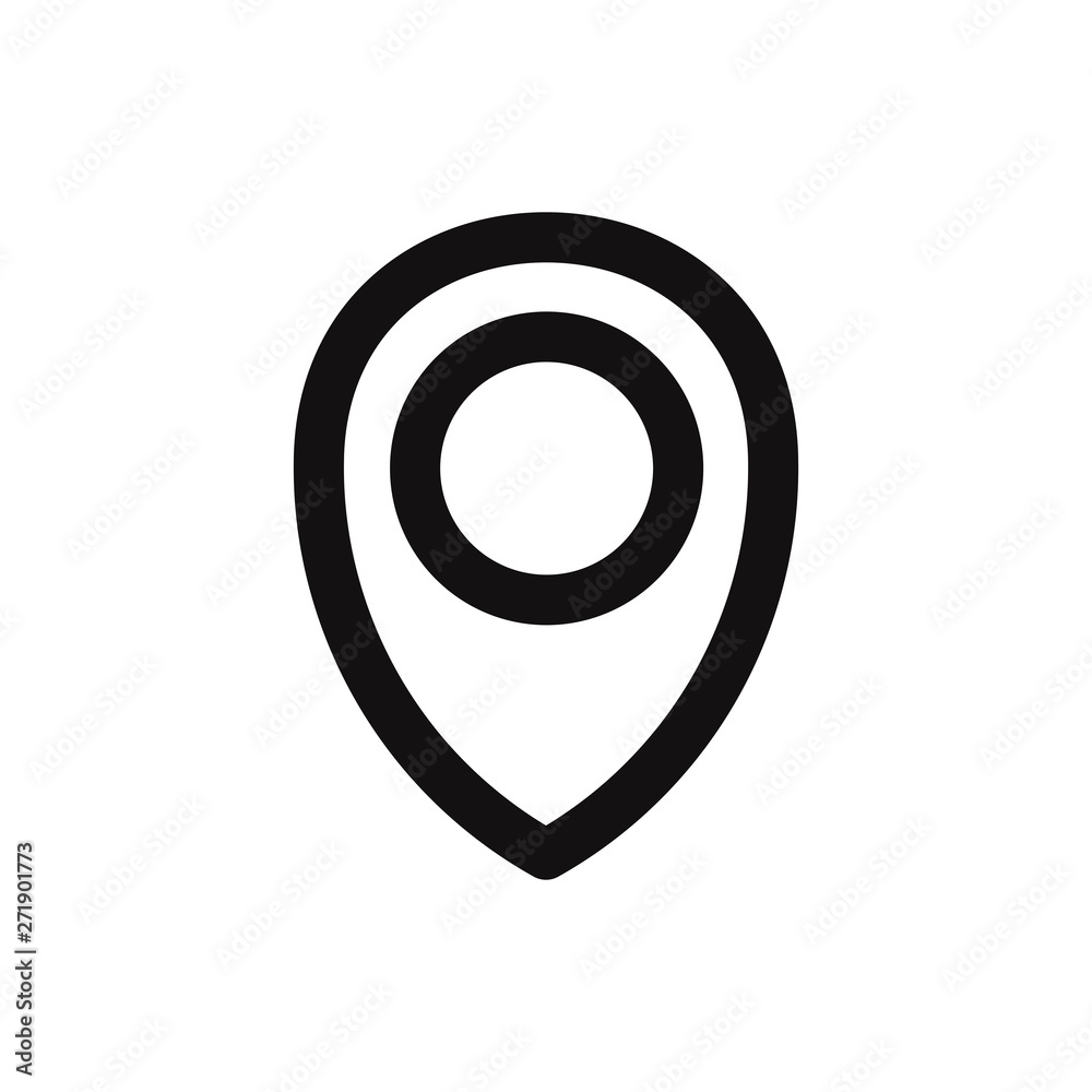Location vector icon in modern style for web site and mobile app Location vector icon in modern style for web site and mobile app