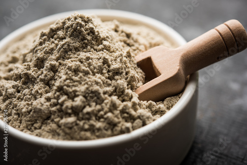 bajra / sorghum ki roti or pearl millet flat bread photo