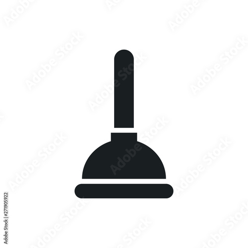 plunger vector icon