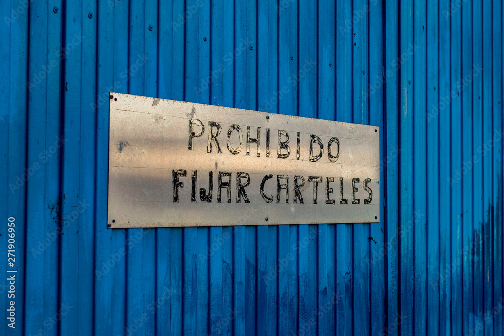 sign on door sign on door
