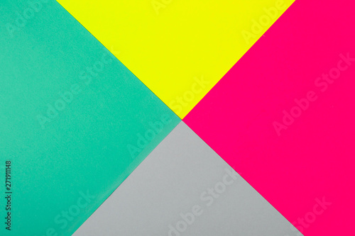 Abstract geometric background in glowing neon colors