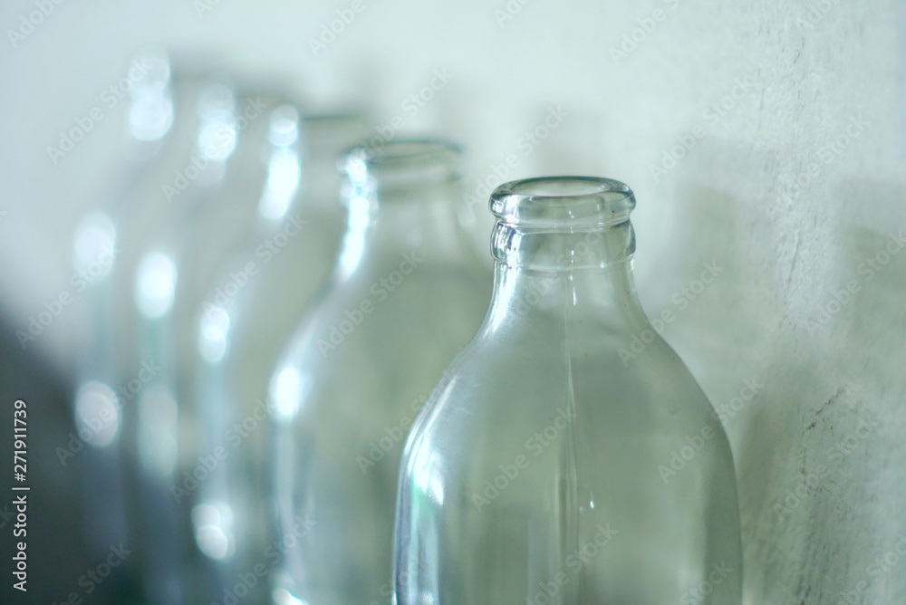 Recycle empty bottles of water Recycle empty bottles of water
