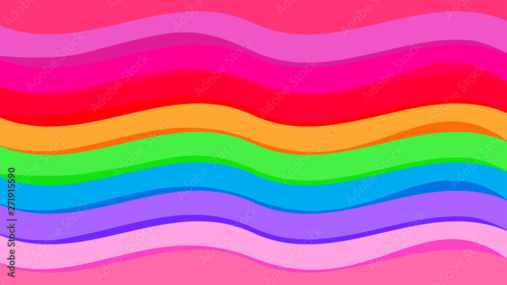colorful rainbow colors background, abstract colorful wave line, wallpaper rainbow curve multicolor stripes, rainbow art line colors for graphic design, multi colors modern art line style pink blue