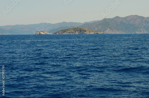 Clear blue water of the Mediterranean in Marmaris, Turkey © maria