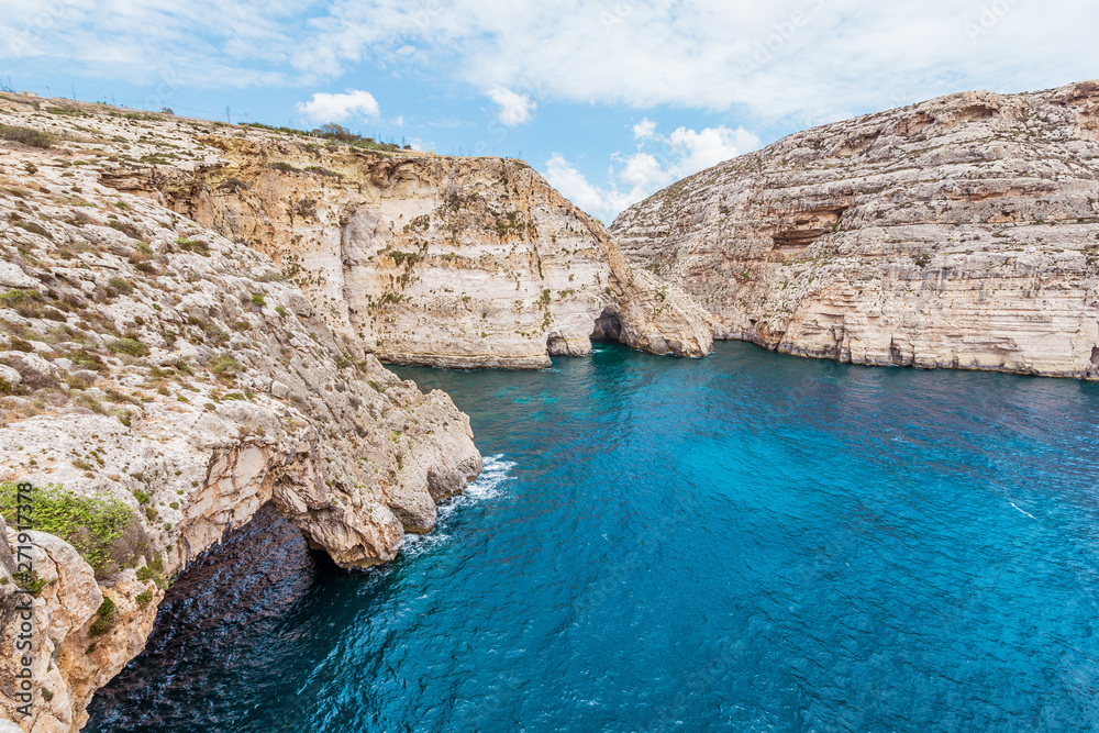Blue Grotto, Il-Qrendi, caverns on the south east coast of Malta
