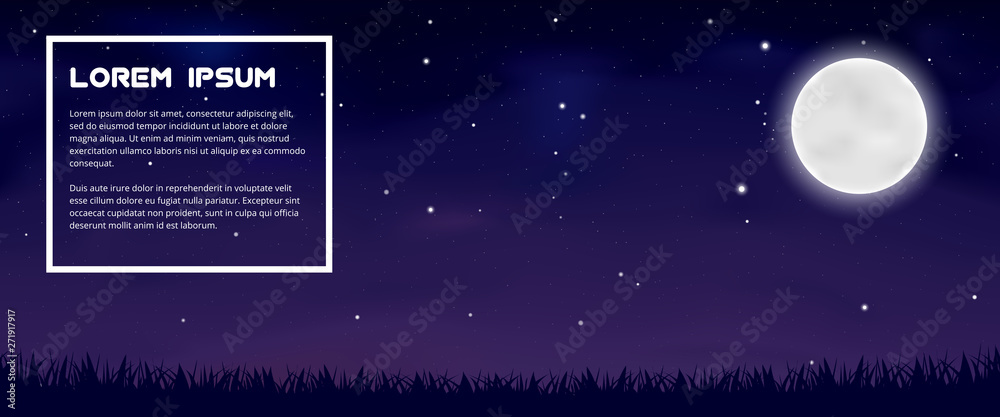 Fototapeta premium Night Sky