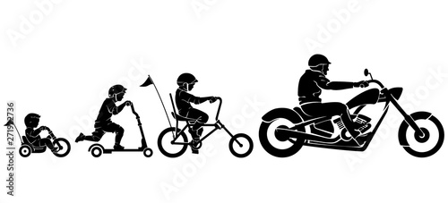 Chopper Rider Evolution Silhouette