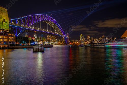 Sydney Harbour Bridge Colourful 3