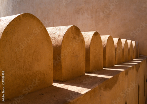 Nizwa fort remparts, Ad Dakhiliyah Region, Nizwa, Oman