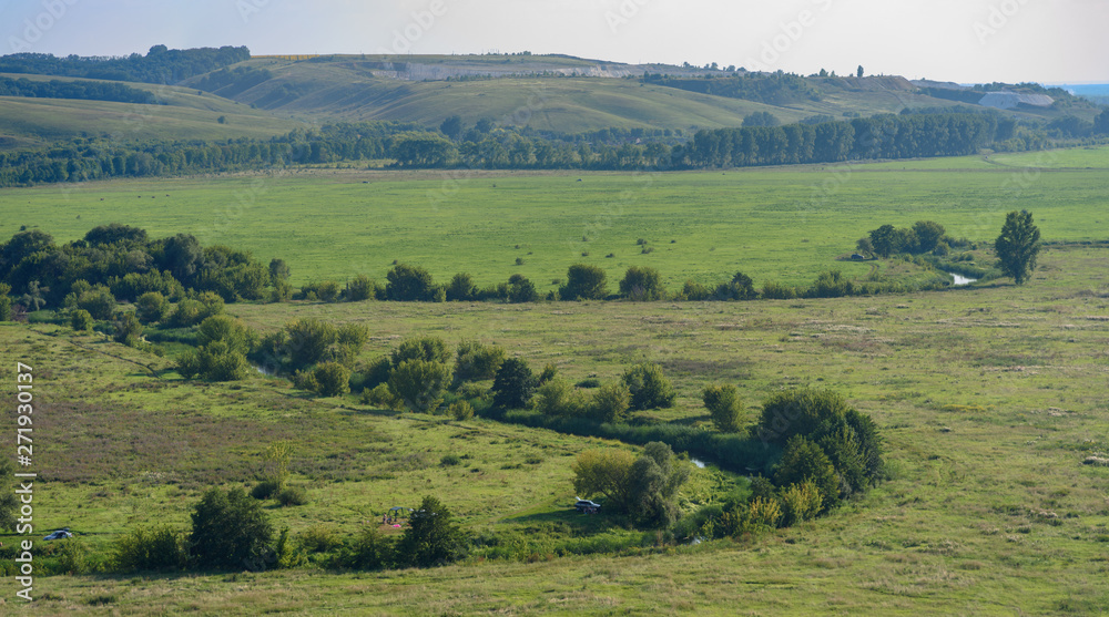 Don River Bend in Divnogorie, Voronezh Region, Russia
