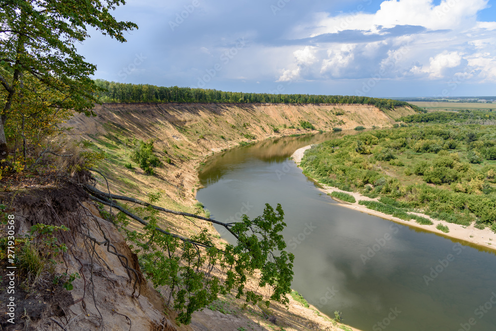 Don River Bend in Krivoborje, Voronezh Region, Russia
