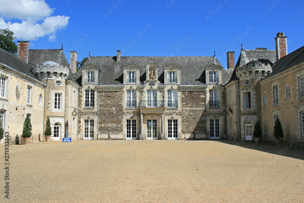 Lorie castle in La Chapelle-sur-Oudon (France)