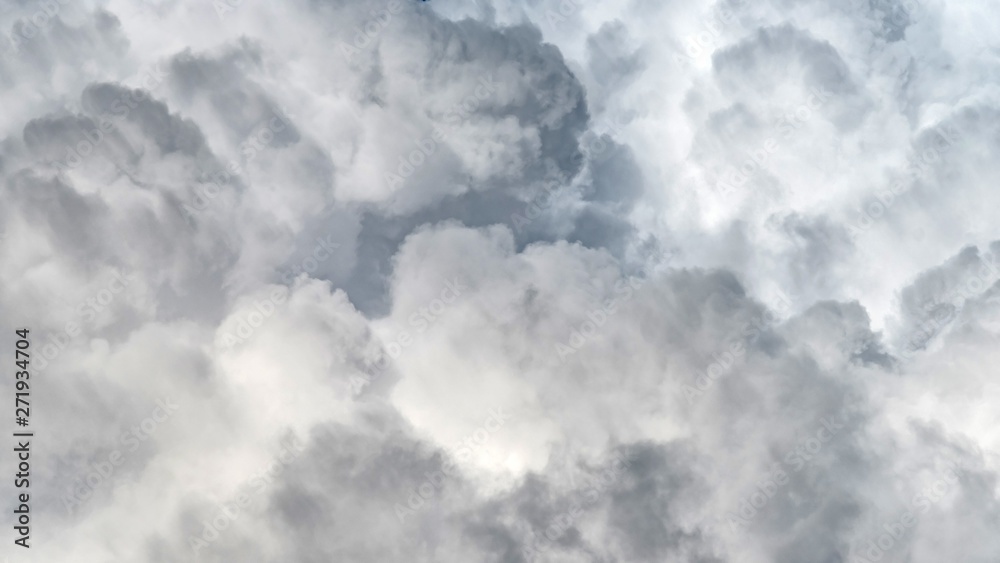 Fototapeta premium Background of storm clouds before a thunder-storm