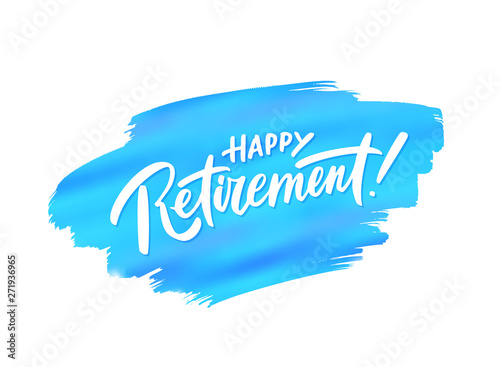 Happy Retirement banner.