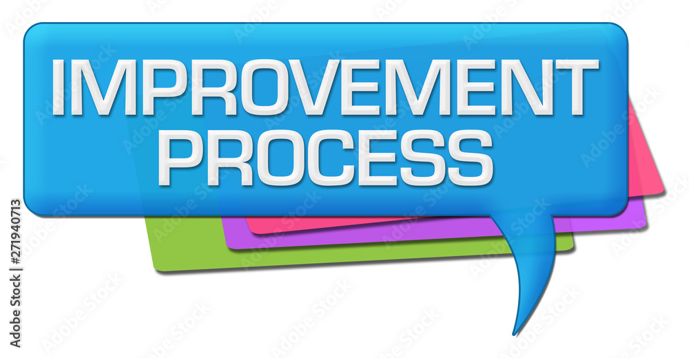 Improvement Process Colorful Comment Symbol Improvement Process Colorful Comment Symbol