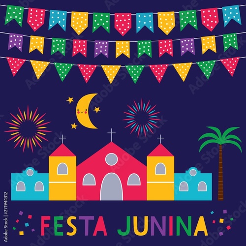 Festa Junina, Brazil June party card