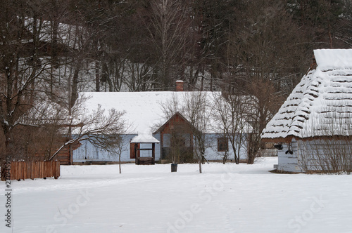 old wooden house, Lemko, Carpathia