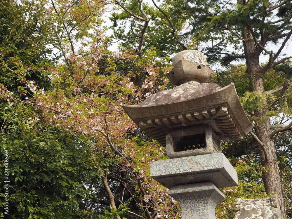 Oarai isosaki shrine in Ibaraki prefecture. The torii floating in the sea is famous. Oarai isosaki shrine in Ibaraki prefecture. The torii floating in the sea is famous.