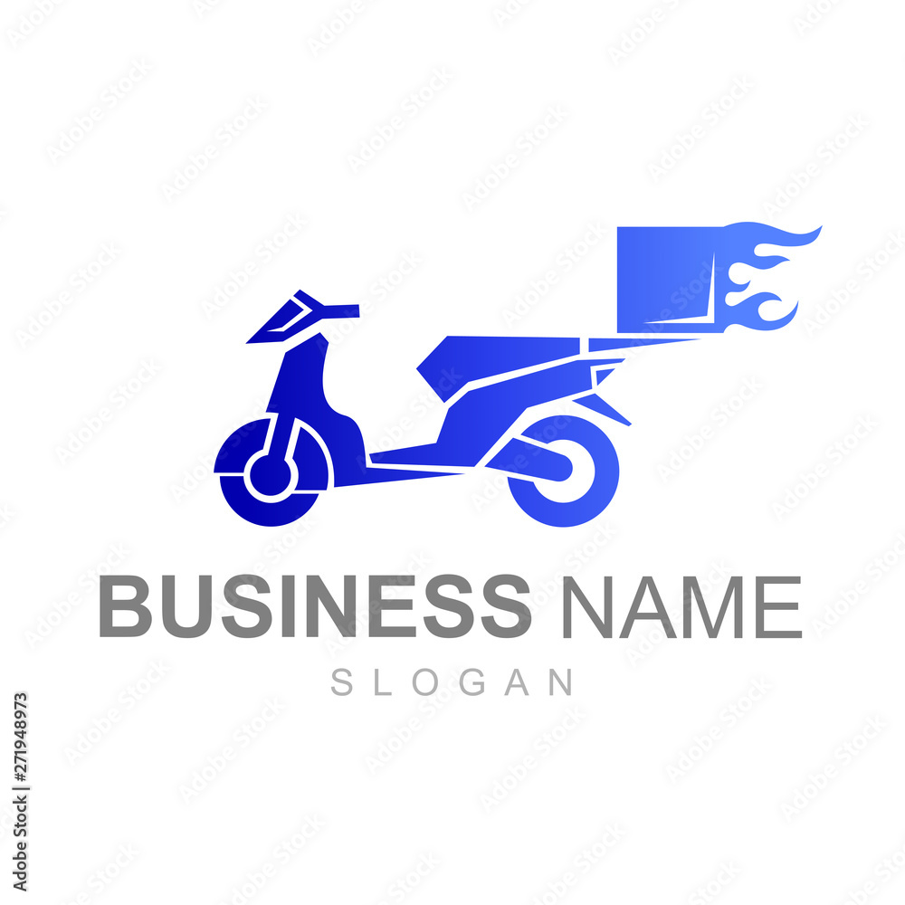 motorcycles delivery order and package logo with maximum speed, scooter logo motorcycles delivery order and package logo with maximum speed, scooter logo