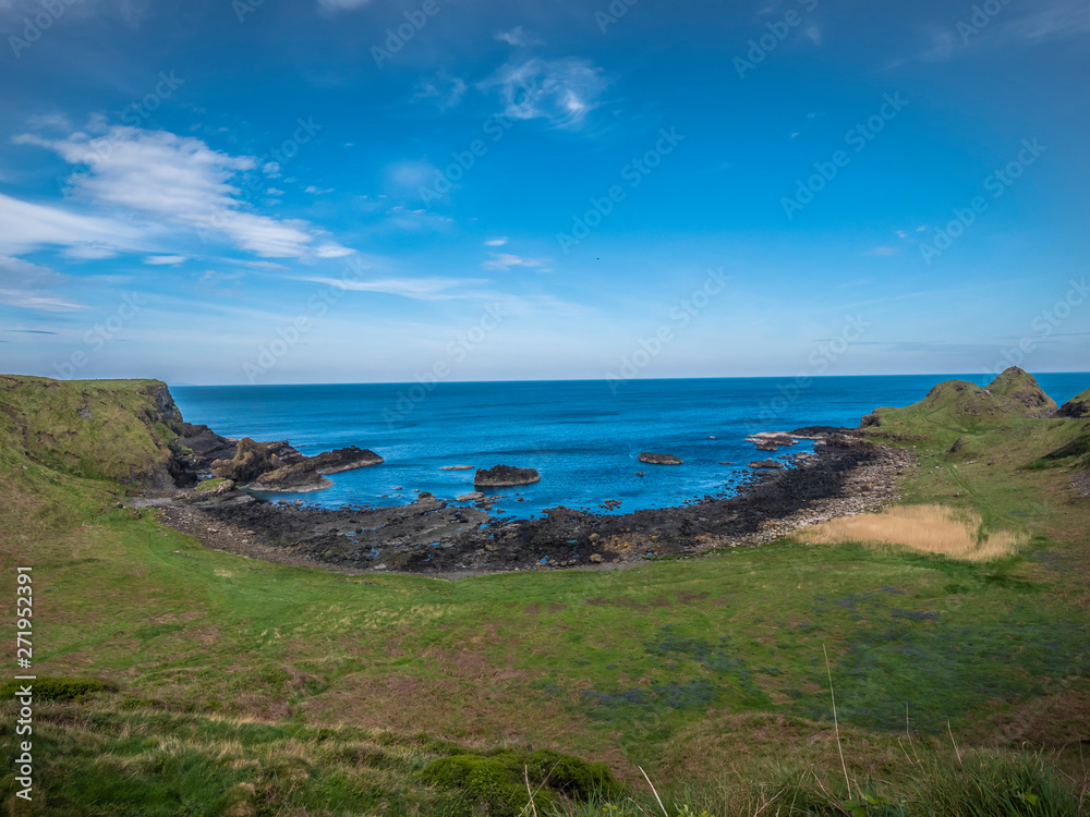 Amazing landscape at the Causeway Coast in Northern Ireland - travel photography
