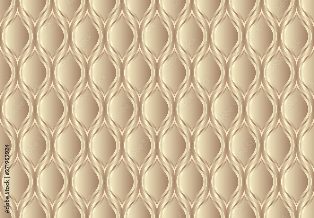 Fototapeta premium background with 3D shape, seamless pattern