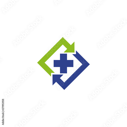 Free Download Health care and medical icon logo design vector template - GFXLoad