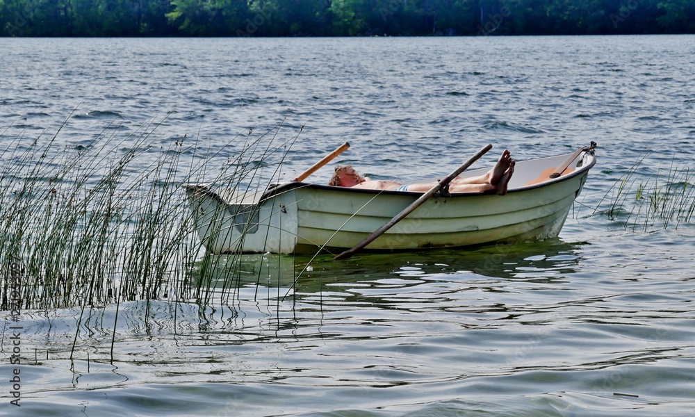 Ruderboot auf dem See