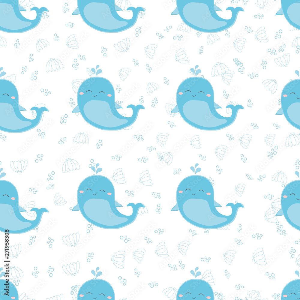 Cute whale vector Cute whale vector