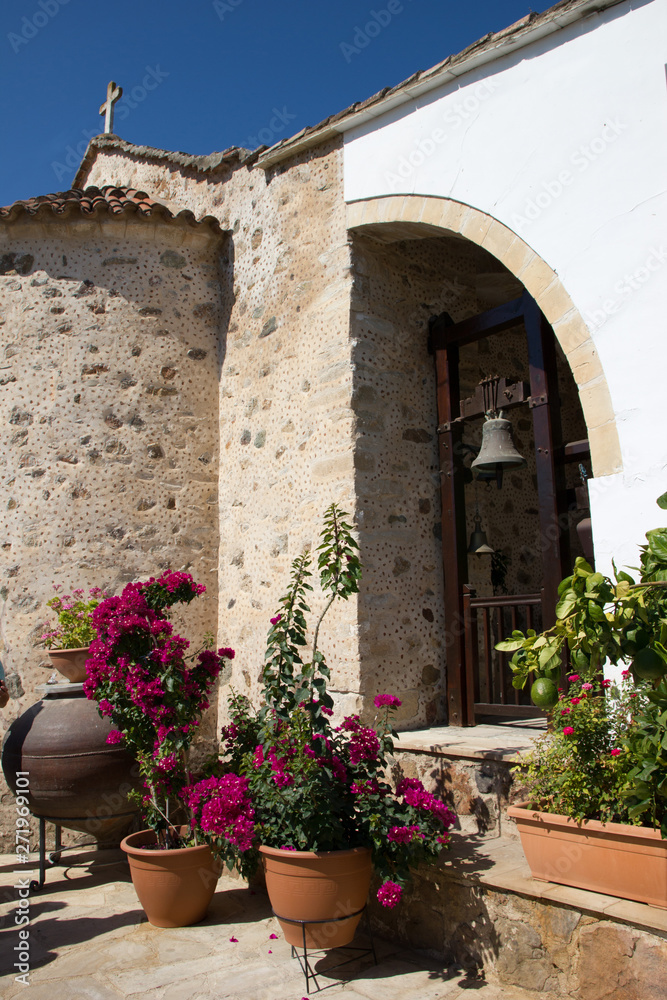 Naklejka premium Cyprus. Beautiful summer landscape.