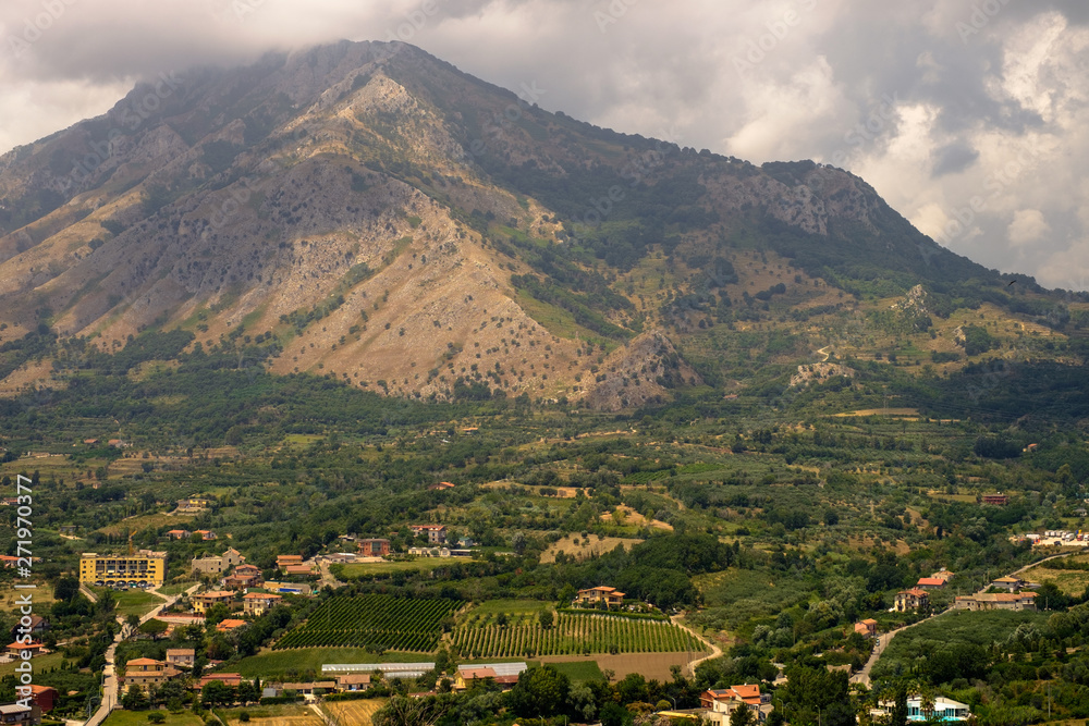 View of Monte Taburno, a hill in Campania, Italy.